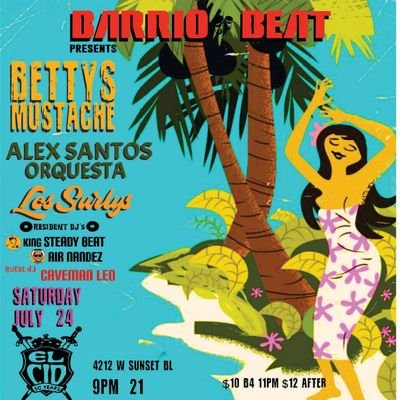 La's funky latin all vinyl dance party. 2nd Saturdays. Los Angeles
djs @kingsteadybeat, @airnandez