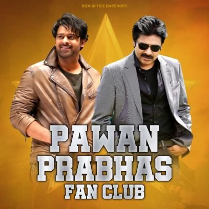 Here's the Official Mutual Fan Club of Power Star @PawanKalyan & Rebel Star #Prabhas ⚡⭐