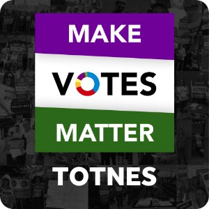 Welcome to Make Votes Matter Totnes & South Devon - a community of activists and volunteers committed to introducing Proportional Representation in the UK.