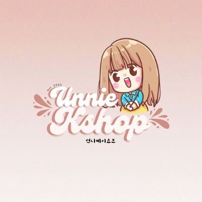 UNKSHOPS's profile picture. ☆Open:11am to 11pm☆Monday - Saturday||Close at Sunday||
check this: #UNNIE_updates & #UNNIE_feedbacks ||shipment acc : @unnieshipping || handle by : 🙇,🐰,😺,🦄
