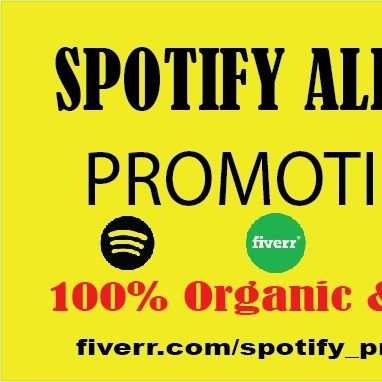 Professional Digital Marketing & Music Promotion Expert
#spotify #spotifyarrist #music #viral #song #nowplaying #hiphop #soundcloud #organic #promo #Fiverr #USA