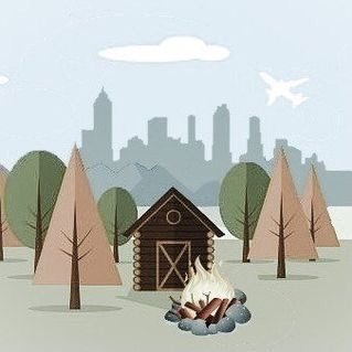 A place in the woods to rest, relax and escape the city.