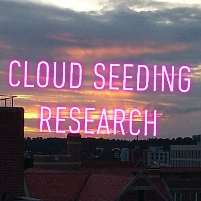 We are a research company that would like to study the mysteries of weather before we begin cloud seeding and manipulating it.