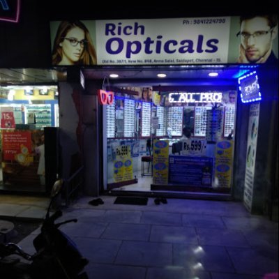 Rich copticals is the best optical shop in chennai