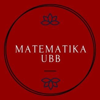 Official akun Jurusan Matematika Universitas Bangka Belitung | Instagram: matematika.ubb | YouTube : matematika ubb