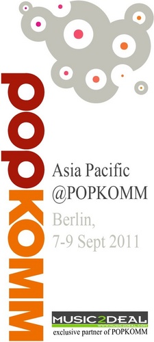 Popkomm is an international trade show for the music and entertainment business, that also integrates a congress and festival. It is held in Berlin every Sept.