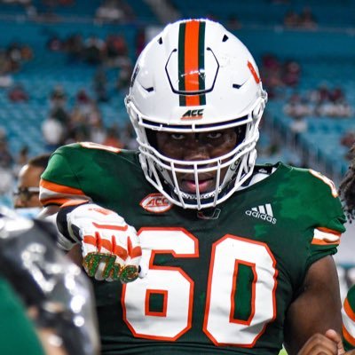 University of Miami OT #60                     @canesconnection athlete and @canesinitiative mentor