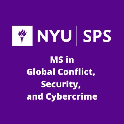 MS in Global Security, Conflict, & Cyber preparing students to address global security issues arising from cybercrime, cyberconflict, & cyberwar.