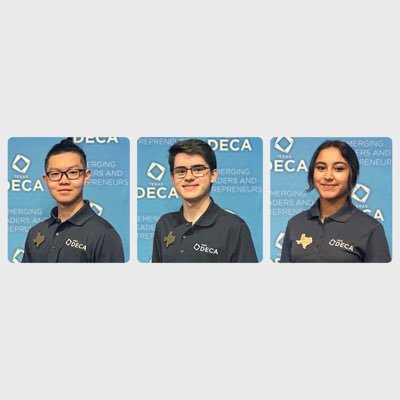 Official Instagram of Texas DECA District 11 2021-2022 District Officers: Michael May, Aiden Ly, Isabella Acosta #MaxMomentum |📍Dallas, TX
