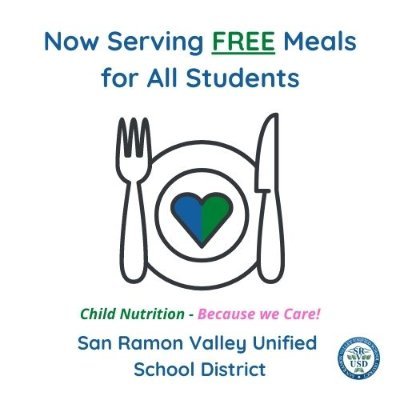 The official Twitter account of the SRVUSD Child Nutrition Department. Providing access to quality, nutritious meals while forming lifelong, healthy habits.