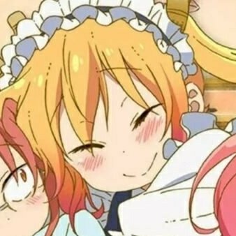 My name is Tohru and I am a dragon maid, mostly in her human form to blend in with society! And…other reasons~