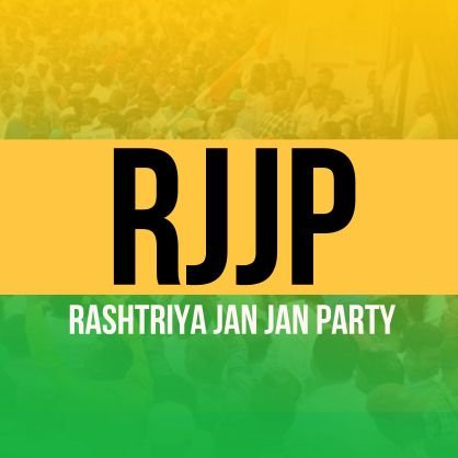 official twitter handle of Rashtriya Jan Jan Party