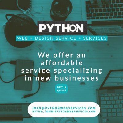 web_python's profile picture. Python Web Services - A best leading website design and development company in India. We are one of the best web designing companies, website development ...