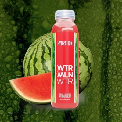 Deliciously hydrating, cold-pressed juiced watermelon. Overflowing with electrolytes, antioxidants, and liquid love. Welcome to the future.