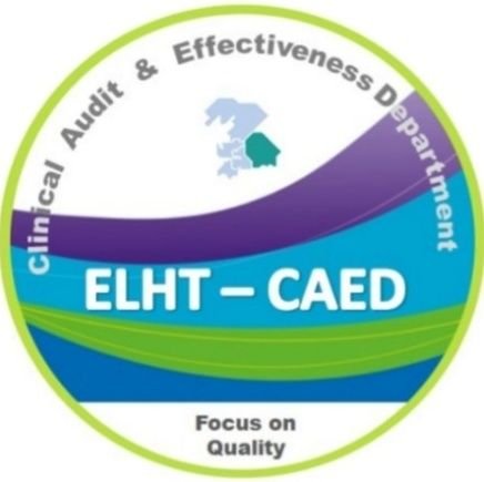 Improving quality of Patient Care through evidence based Best Practice. 📈📉 Contact ClinicalAudit.Effectiveness@ELHT.nhs.uk for queries & support. 💻 ⌨🖱