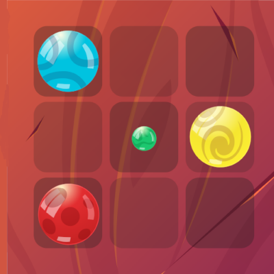 Connect 5 balls of the same color in a line. Casual puzzle game.