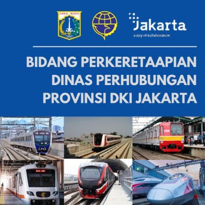 Akun resmi Bidang Perkeretaapian Dinas Perhubungan Provinsi DKI Jakarta