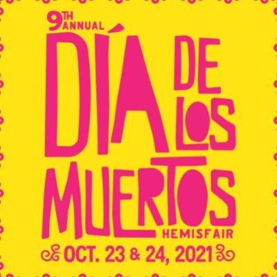 The 10th Annual Muertos Fest returns to Hemisfair this year!
🗓 Join us on Saturday 10/29 & Sunday 10/30, 2022.
📲  Follow us for updates!