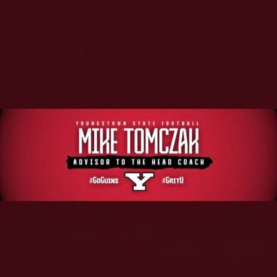 Mike Tomczak-Ex OSU and NFL Quarterback, Volunteer Coach YSU FB, but most of all Proud Father of 2 😇😇