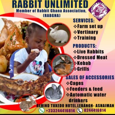 AmetameSeth's profile picture. We sell rabbits and all kinds of meat products