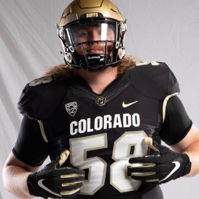 Colorado Buffaloes OL #58. Butte College Product.