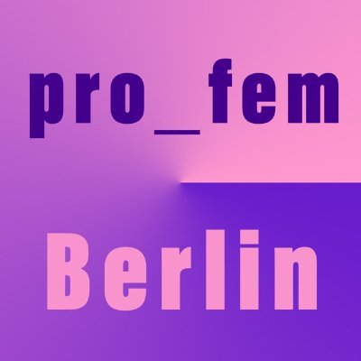 pro_feministische Vernetzungs- und Supportgruppe aus Berlin
Telegramchannel: https://t.co/sKij6qLHMT