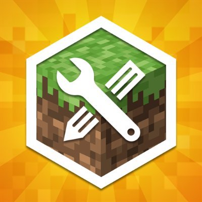 Google Play Store and App Store applications for making Addons, mobs, resource packs, maps, skins, textures, shaders, 3D model, furnitures, custom spawn eggs