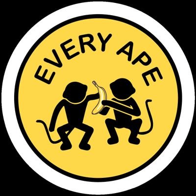 everyapetoken's profile picture. No Ape Left Behind. https://t.co/3kVFJHzFyN (Never bet your crypto,but win NFTs)Listed on @Coinmarketcap (ETH)& @Coingecko (Both)

Linktree: https://t.co/yEBbnsmVvw