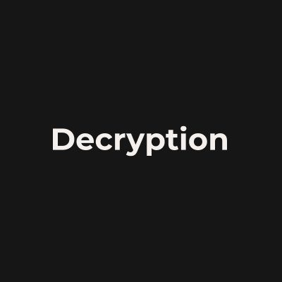 DecryptionMktg Profile Picture