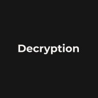 Decryption(@DecryptionMktg) 's Twitter Profile Photo