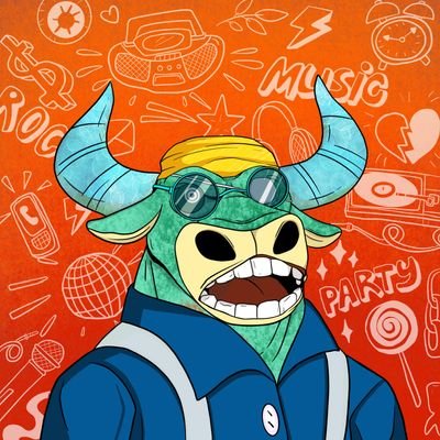 1000 unique, drawn by hand crypto bulls #NFTs.
Discord: https://t.co/ixlXVibrzG