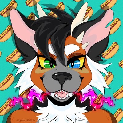 I'm Misfit! A Dog, Deer and Dragon all in one! Fursuiter/Hiker/Scuba Certified/Pan-Demi/25/Single 🌭Hot Dogs🌭 Suit by the awesome @FurBakery