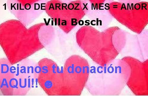 Somos un grupo de personas de Villa Bosch, sin banderas políticas ni religiosas, que se reúne una vez al mes en plazas para recibir donaciones