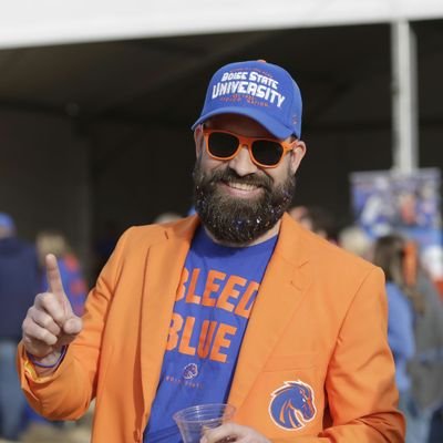Have orange suit, will travel.  Boise State Fanatic