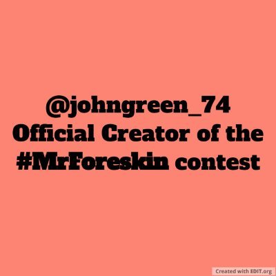 Official Creator of the #MrForeskin and #BestBlackUncut contests 🚫 NSFW 🔞 Leave if you're under 18.