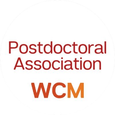 Postdoctoral  Association at Weill Cornell Medicine (WCM). Keeping you up to date with events at WCM, tag us @WCMPostdocs