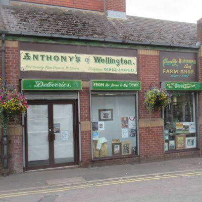 A new butchers, cafe bar and local farm shop in the centre of the historic market town of Wellington, Shropshire 41 Market Street TF1 1DT