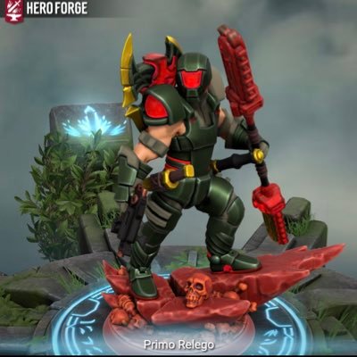 PrimoRelego's profile picture. Warhammer 40k OC inspired by DOOM