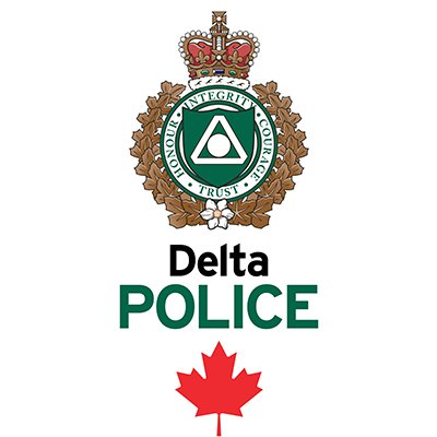 Official Twitter of the Delta Police Department 
Not monitored 24/7
Emergency: 9-1-1 Non-Emergency: 604-946-4411
#DeltaPolice