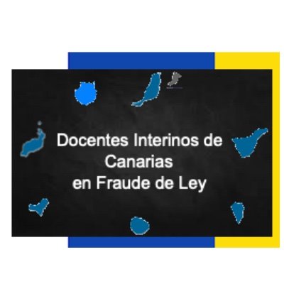 Grupo de docentes interinos en fraude de Ley de Canarias