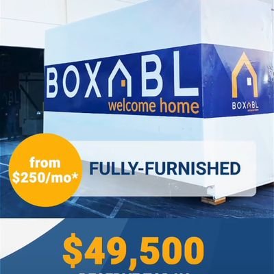 Boxabl(Space) is a cost-effective solution to housing and to owning your own home quickly, affordably and delivered to you in a huge beautiful box🎁