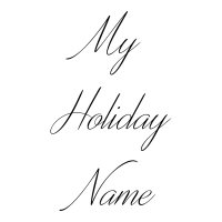 My Holiday Name(@HolidayKeepsake) 's Twitter Profile Photo