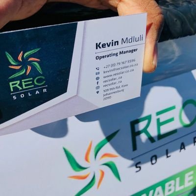 Black Women Owned Renewable Energy Company. Solar technology specialists. Distribution, sales & Installations.
📞 079 167 5596.
📧 Kevin@recsolar.co.za