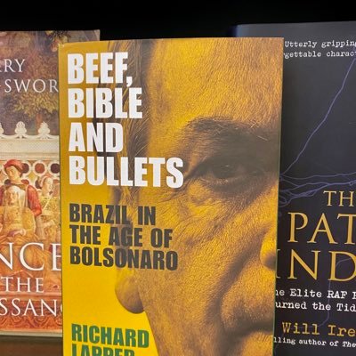 Journalist, Latin America. Associate Chatham House, Beef, Bible and Bullets: Brazil in the Age of Bolsonaro (MUP), ex-FT, Sheffield Wednesday FC obsessive