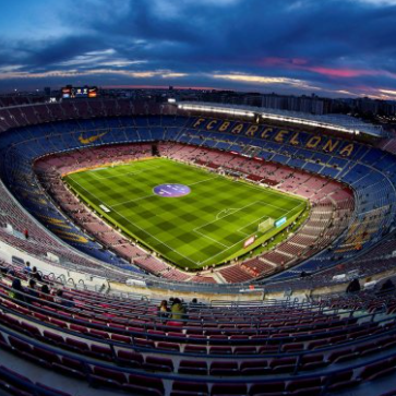 Oficialmente, Spotify Camp Nou, ex-Estadi del Futbol Club Barcelona, el Camp Nou. Capacidad: 105.000 asientos próximamente #Mésqueunclub