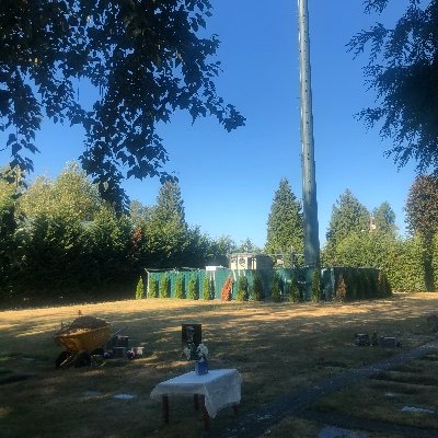 AT&T & Crown Castle desecrated the 2-acre historic human & pet cemetery and endangered the lives of visitors & neighbors w/ a 100 ft tower too close for safety.