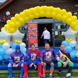 4 not very fit lads walking 200 miles from London to Timperley for @lullabytrust. In memory of our friends’ beautiful baby daughter Lara. Please donate #FL4L