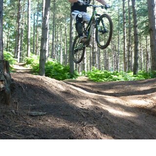 i try to ride mountain bikes as fast as i can down hill, up hill!