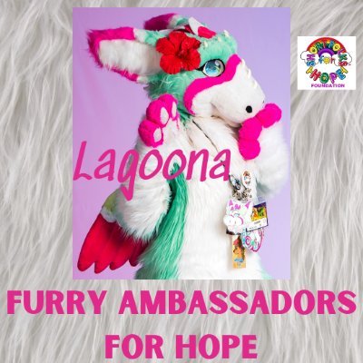 Furry Ambassadors For Hope is a @shortfolks project with Lagoona, Mama Bear Kalliope and Kuiper. Bringing smiles & hope to kids with life-threatening illness.