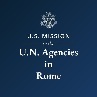 The official Twitter account of the U.S. Mission to the UN Agencies in Rome. Also on Instagram: https://t.co/K2D1J8NIyF! Terms of Use: https://t.co/gqed5vXH5C